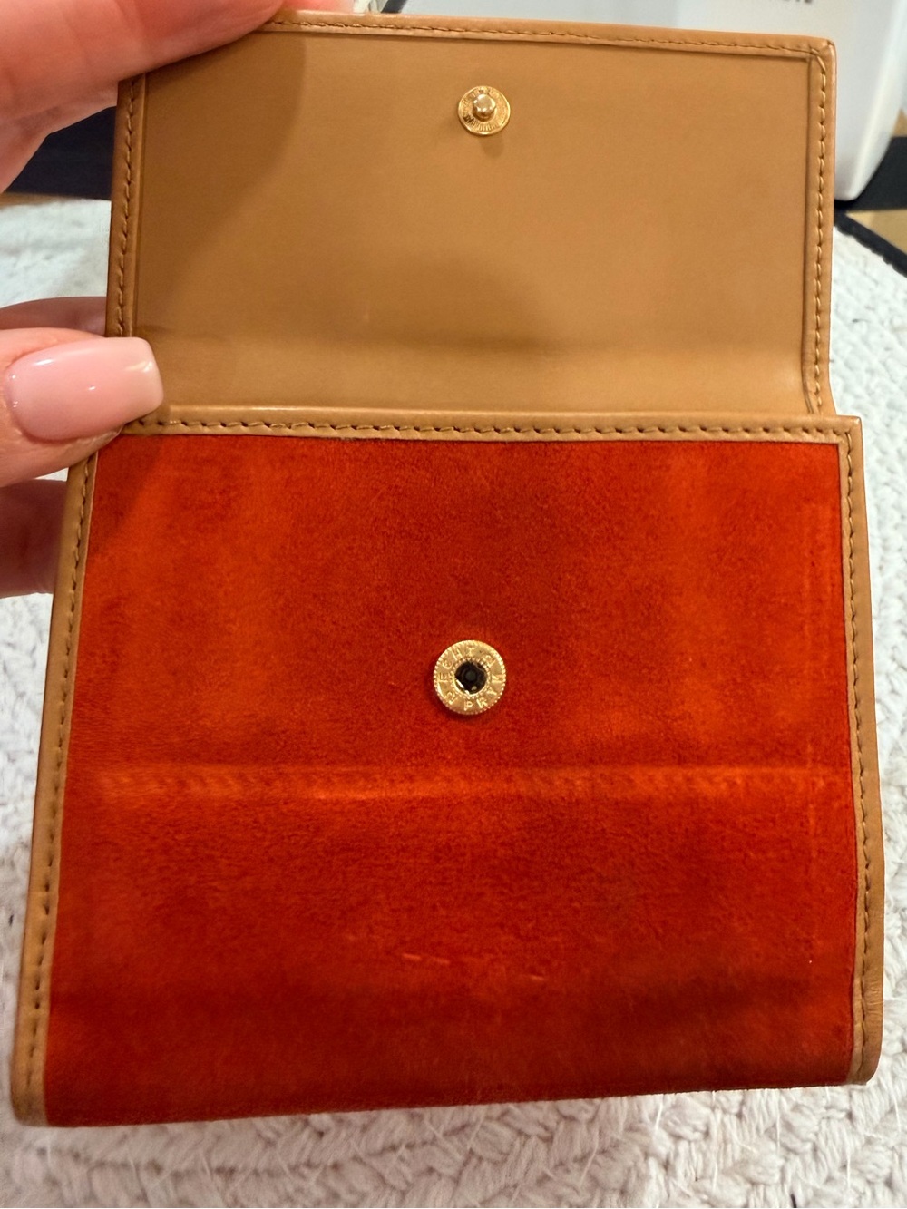 Gucci Jackie Orange Suede with tan leather trim COA & Box❣️ - Picture 7 of 16